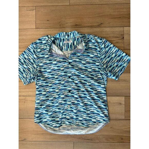 Tommy Bahama Men's Azul Lagoon IslandZone Camp Shirt Blue Allure Silk XL Extra - Picture 3 of 3